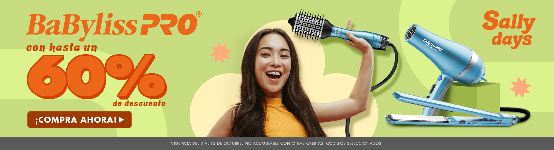 ELÉCTRICOS BABYLISSPRO HASTA 60%