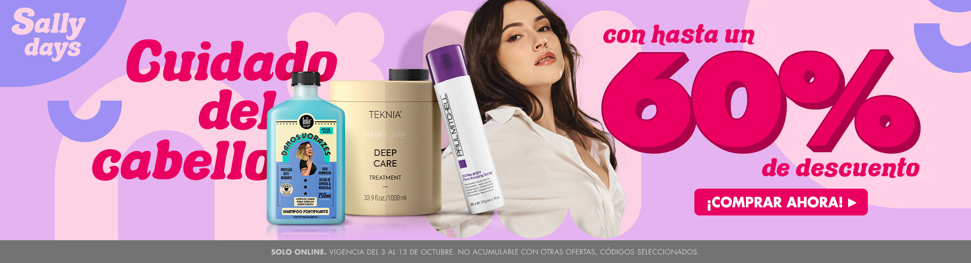HAIRCARE HASTA 60%
